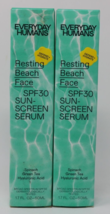 Everyday Humans Resting Beach Face Sunscreen Serum SPF 30 Exp 6/24 Lot of 2 New - £15.55 GBP