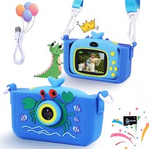 Artenjoyfine Upgraded Kids Selfie Digital Camera, Portable 1080P Hd, Small Crab - £31.97 GBP