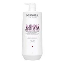 Goldwell Dualsenses Blondes &amp; Highlights Anti-Yellow Shampoo 33.8oz 1000ml - £23.84 GBP