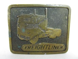 Vintage 1977 Freightliner Semi Truck Adezy Belt Buckle Rare - £38.82 GBP