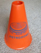 Vintage Houston Astros Orange Megaphone/ Cheer Cone Astrodome Souvenir - £28.31 GBP