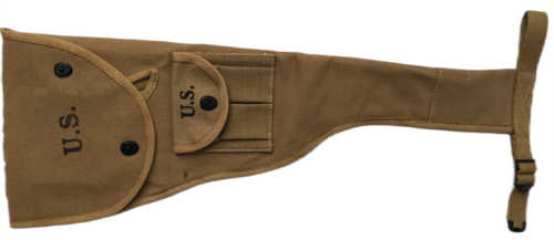 Primary image for M1 Carbine Canvas Paratrooper Jump Case with Magazine Pouch Marked SEMES 1942