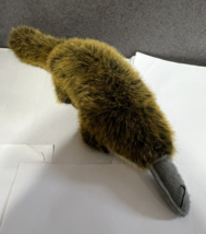 Vintage Platypus Stuffed Animal Realistic 14” K &amp; M international Inc. HTF Rare - £15.62 GBP