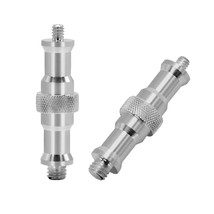 2-Pack Standard 1/4 To 3/8-Inch Male Convert Screw Threaded Adapter Spig... - $13.99