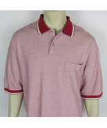 Pendleton Polo shirt Cotton shirt sleeve Golf casual Red Mens Size XL - €11,13 EUR