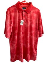 PGA TOUR Pro Series Coral Pink Athletic Fit Tie Dye Polo Shirt Large NWT... - $37.00