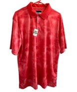 PGA TOUR Pro Series Coral Pink Athletic Fit Tie Dye Polo Shirt Large NWT... - $37.00