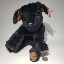 Ty Beanie Buddies Classic Pepper Black Puppy Dog Plush Stuffed Animal 1996 w/Tag - $15.95
