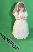 Lenox Sandra Kuck First Communion Brunette Girl Figurine - £39.21 GBP