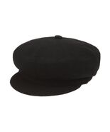 kangol Unisex Wool Spitfire Flat Cap, Black, Medium  - $251.00