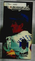 Baseball: 1987 Texas Rangers Baseball Mlb Media Guide Ex+++ - £6.75 GBP