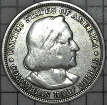 1893 World&#39;s Columbian Exposition Silver Half Dollar - £14.81 GBP
