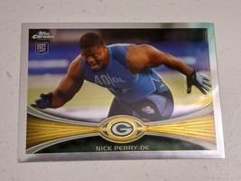 Nick Perry Green Bay Packers 2012 Topps Chrome Rookie Card #185 - £0.77 GBP