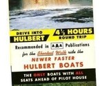 The Tahquamenon Big Falls Boat Trip Brochure 1960&#39;s Michigan Upper Penin... - $13.86