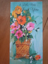 Vintage A Little Note To Cheer You Greeting Card by American Greetings - $2.99
