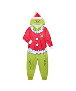 The Grinch Boys Blanket Sleeper with Long Sleeves, Size M (8) Color Red - €27,37 EUR