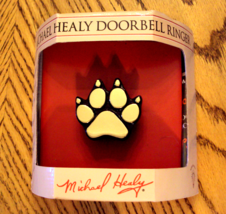Michael Healy Doorbell Dog Paw Ringer Original Handcrafted Brass New Great Gift - £54.24 GBP