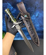 Collectible Handcrafted Wootz Steel Dirk Fixed Blade Hunting Knife Dagger - $6,275.03 MXN