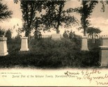 Burial Place of Webster Family Marshfield MA UNP UDB Rotograph Postcard C3 - $2.92