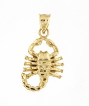 Scorpion Unisex Charm 10kt Yellow Gold 359418 - £95.12 GBP