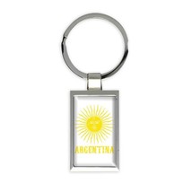 Argentina : Gift Keychain Sun Flag Country Expat Argentinian - £6.38 GBP