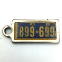 DAV 1958 PENNSYLVANIA PA keychain license plate tag Disabled American Ve... - £10.16 GBP