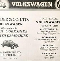 1954 Volkswagen Gilder And Co Automotive Advertisement Automobilia E89J - $19.99