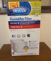 2 Pack BestAir Humidifier Filter Wick Touch Point Holmes Honeywell Sunbeam, NEW - £11.75 GBP