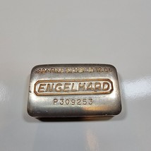 Toned Vintage Engelhard 10 Troy Ounce Silver Bar Loaf Poured Bar Serial Number - £369.44 GBP