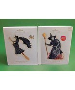 Hallmark &quot;Wicked Witch of the West&quot; The Wizard of Oz Ornament 2pc Lot  - $134.47 CAD