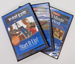 Total Gym DVD Lot of 3 Cardio Strength Start It Up 6-8 Minute &amp; Pilates WORKOUTS - £19.46 GBP