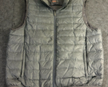 Hawke &amp; Co Sport Performance Duck Down Grey Zip Up Puffer Vest Men&#39;s Large - $24.69
