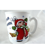 Mary Engelbreit Porcelain Mug Winter Schminter Child in Snow CUTE! - €10,06 EUR