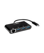 Rocstor Y10A251-B1 3 PORT USB C HUB WITH GBE RJ45 - $1,028.39 MXN