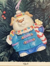Hallmark Keepsake Ornament CLYDE Puppy Dog cookie keeper Cookie Jar Frie... - $9.50