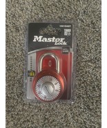 Master Lock 1561DAST Locker Lock Combination Padlock, 1 Pack, Red - £9.36 GBP