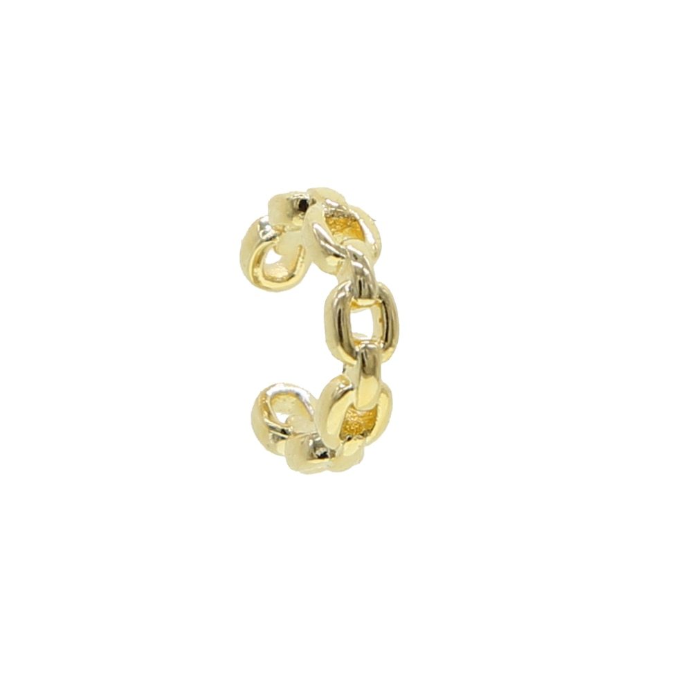 Primary image for 1pc 12mm Punk gold color Fake Nose Ring C Clip Lip Earring Helix Rook Tragus Fau