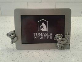 NEW  3.5&quot; x 5&quot; Image Sz Tumasek Pewter Paint A Picture Bear Picture Photo Frame - £11.73 GBP