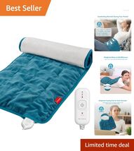 Navy Blue Soft Flannel Heating Pad - 3 Heat Levels with 2H Auto-Off for ... - $63.31