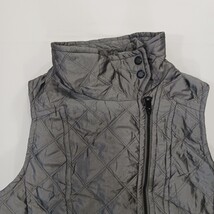 Marc New York Andrew Marc Girls/Women's M Gray Quilted Puffer Vest Zip Pocket  image 13