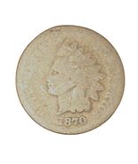 1870 Indian Head Penny Cent US 19th Century Coin KEY DATE - $79.20
