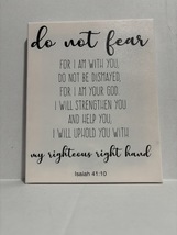 Do Not Fear Bible Verse - $18.50