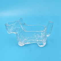 Vintage Scotty Scottish Terrier Dog Clear Glass Candy Dish Cream Creamer... - €7,59 EUR