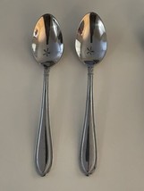 Oneida MEMPHIS Stainless China Lot of 2 Tablespoons 6.75" - £8.84 GBP