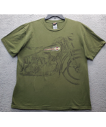 Harley-Davidson Motorcycle T-Shirt Mens XL Green Graphic Print Savannah ... - $33.32 CAD