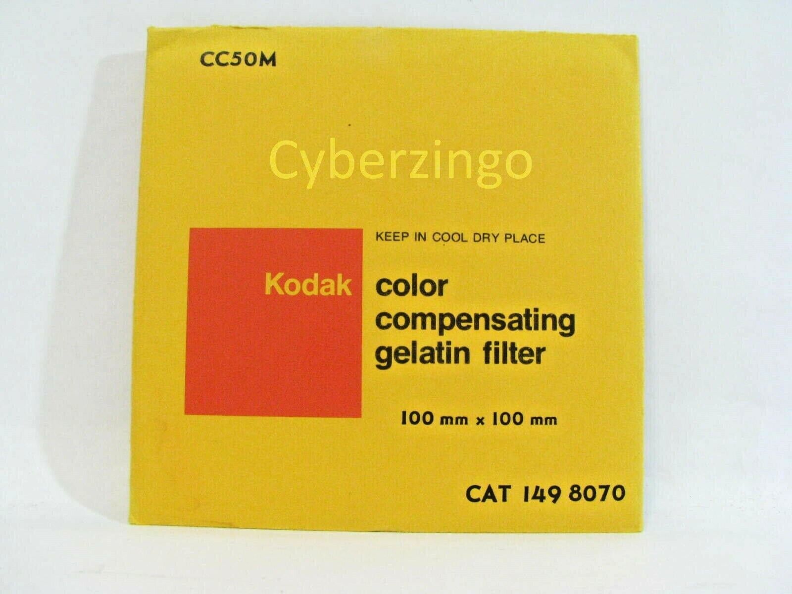 Kodak CC050M 1498070 Color Compensating 100mm x 100mm Filter NEW OLD STOCK - £15.62 GBP