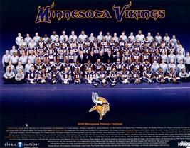 2008 MINNESOTA VIKINGS 8X10 TEAM PHOTO FOOTBALL PICTURE NFL - $4.94