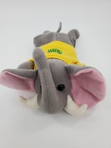 ASI Elephant Gray w Irish T-Shirt Beanbag 9&quot; Plush Stuffed Animal Toy B39 - $11.99