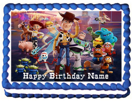 TOY STORY Image edible cake topper Birthday party decoration - £5.35 GBP+