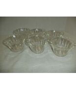 4 Fire King Scalloped Rim Glass Dessert Dishes - €13,63 EUR